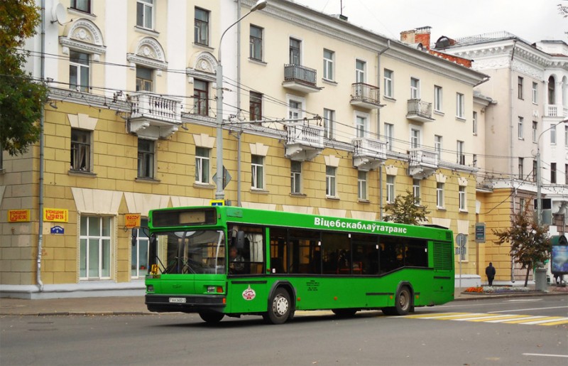 Изменение графика движения автобусных маршрутов в г. Витебске